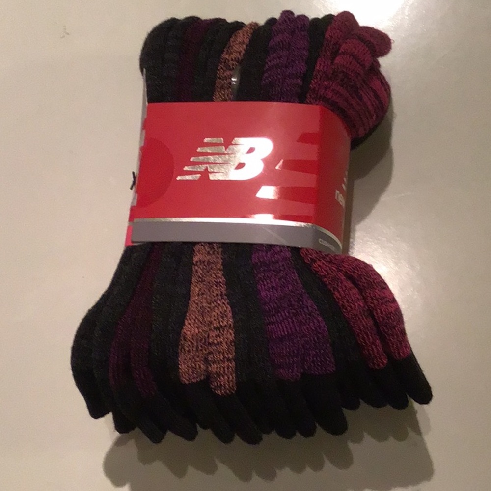 New Balance 8-pair Low Cut Socks-Girls